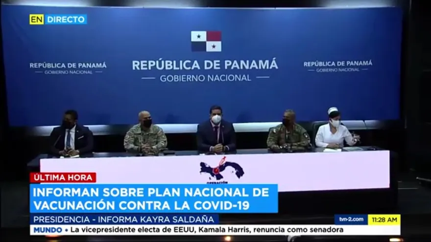 Conferencia para garantizar la seguridad de la llegada de la vacuna a Panamá