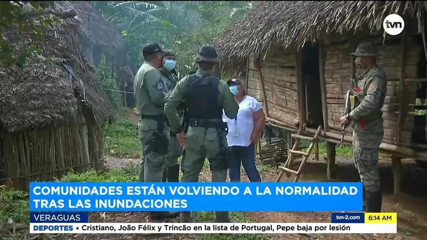 Comunidades en Veraguas vuelven a la normalidad tras inundaciones