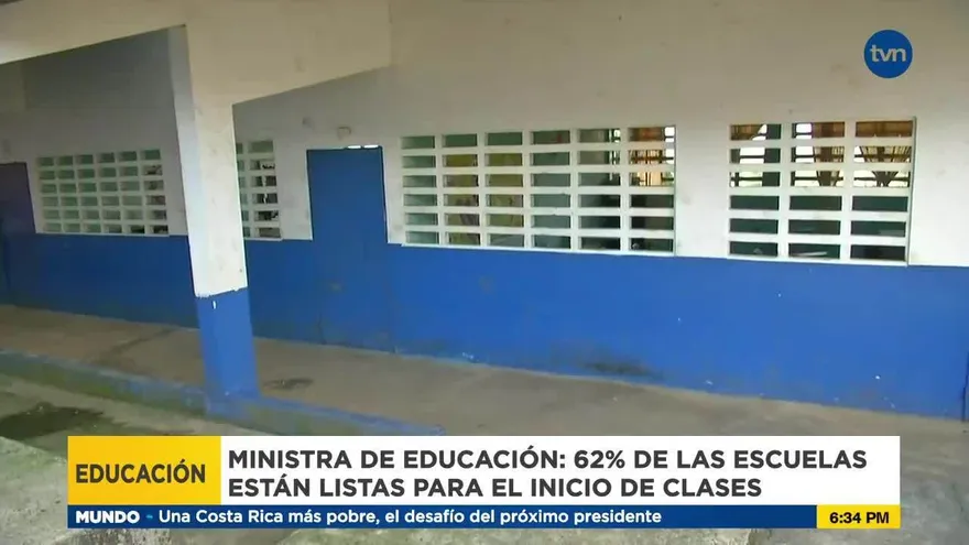 Ministra de Educación dice que el 62% de las escuelas están listas