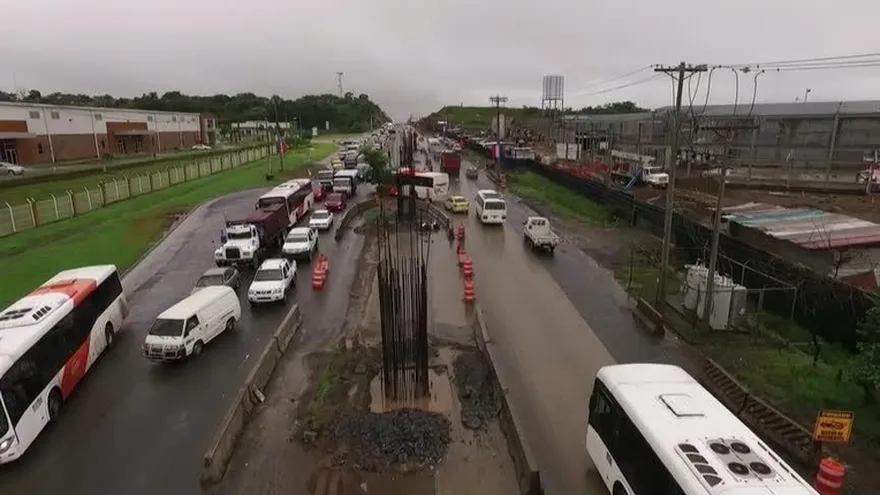Inician preparativos para trabajos del metro en el sector de La Doña