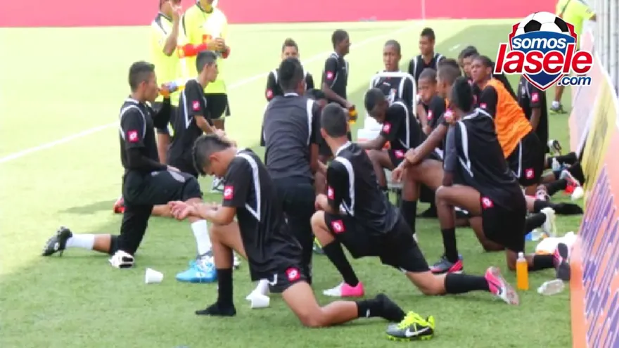 Último entreno de Panamá Sub17