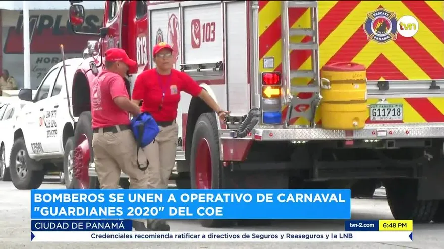 Bomberos se preparan para operativos de Carnaval