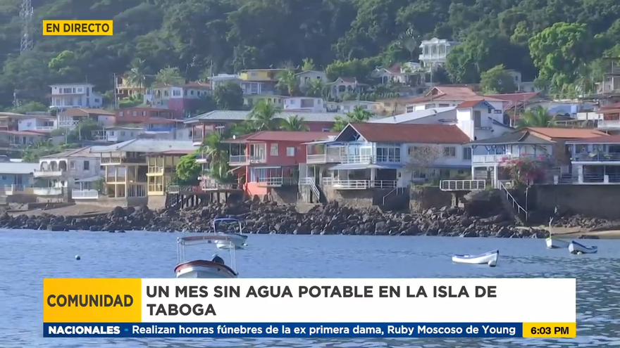 Quejas por falta de agua potable en Taboga