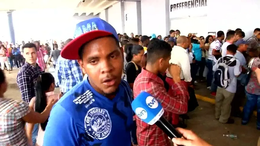 Hubo desesperación por parte de los asistentes a la feria.