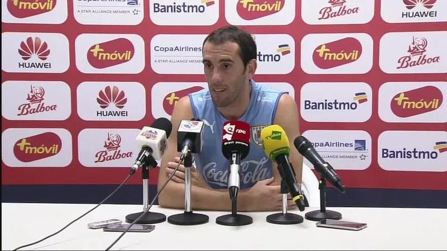 Diego Godín en conferencia de prensa - Panamá vs Uruguay
