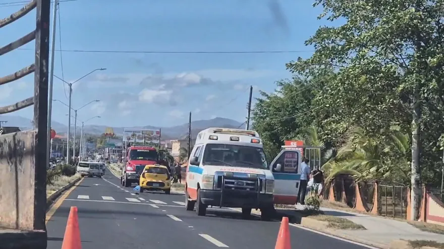 El hecho se produjo en una importante vía en Las Tablas
