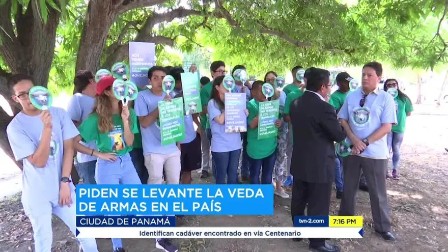 Piden se levante la veda de armas en Panamá