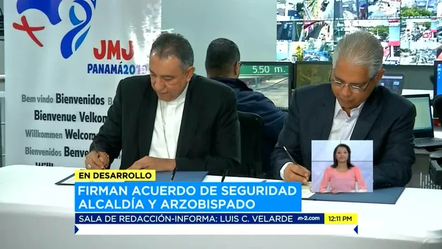 Firman acuerdo de seguridad para la JMJ