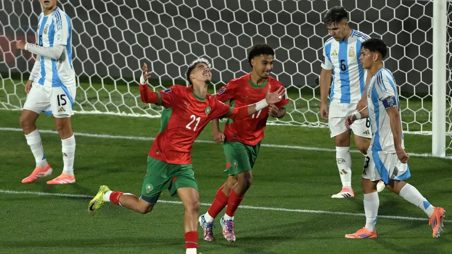 Marruecos en ventaja sobre Argentina