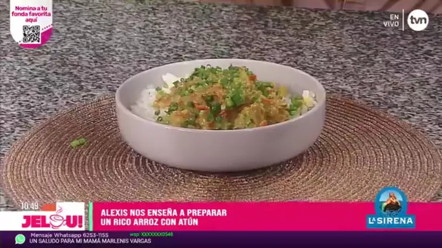 Receta: arroz con tuna guisada