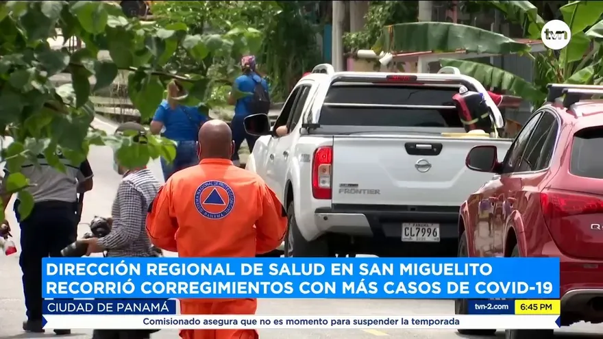 Minsa realiza volanteo en comunidad de San Miguelito con más casos de COVID-19