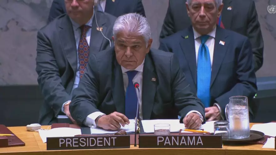 Presidente José Raúl Mulino en reunión del Consejo de Seguridad de la ONU