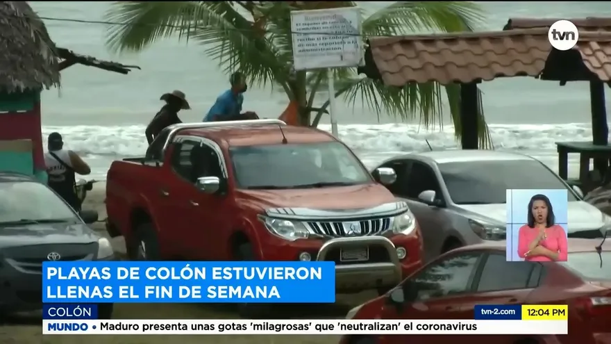 Autoridades visitan playas en Colón