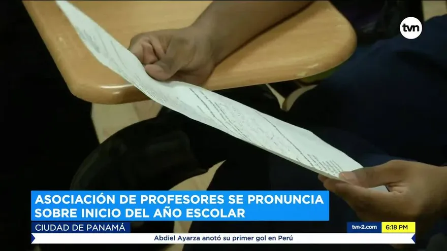 Gremios de profesores se pronuncian antes del inicio del año escolar