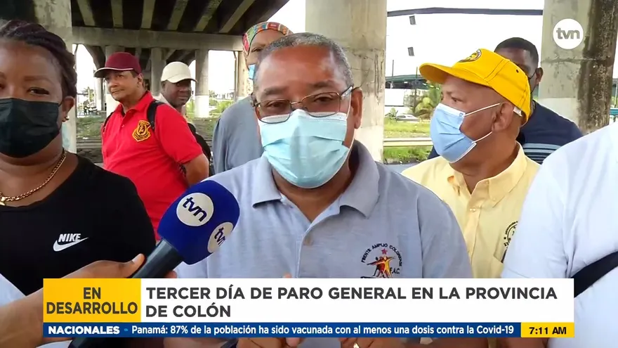 Dirigentes en Colón exigen respuesta al Gobierno