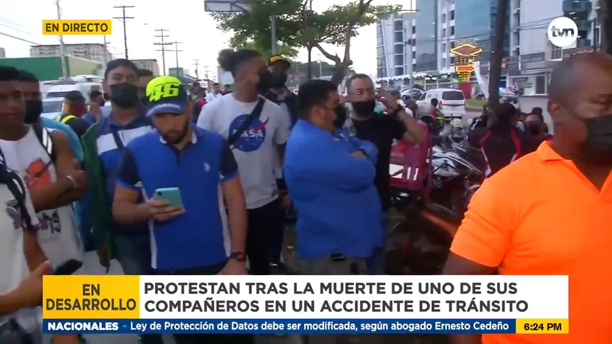 Motorizados realizan vigilia tras muerte de compañeros