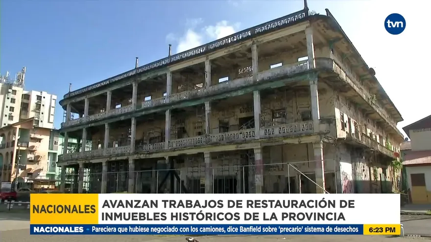 Avanza restructuración del casco antiguo en Colón
