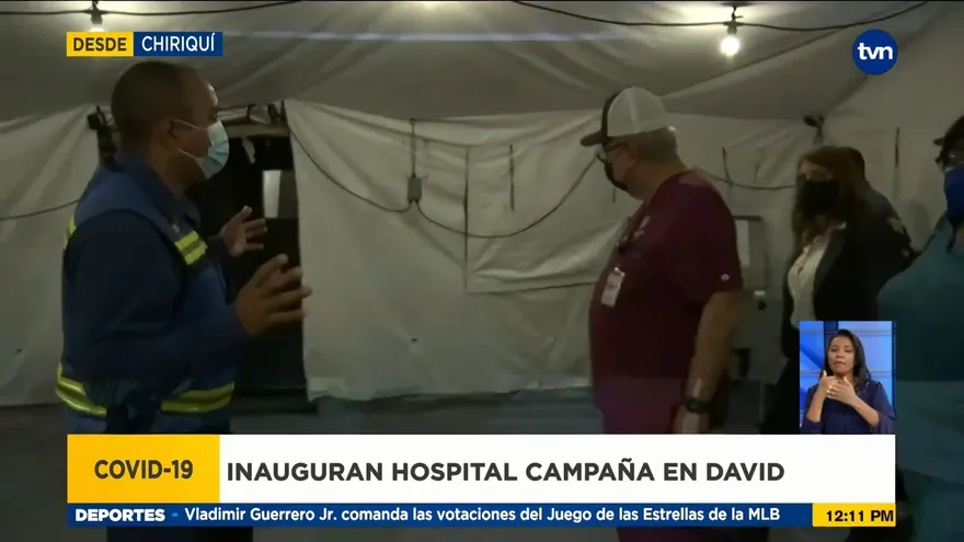 Inauguran hospital campaña en Chiriquí