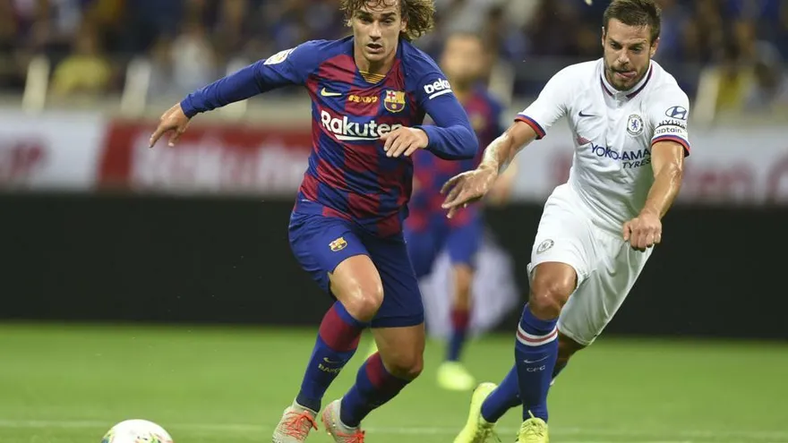 El debut de Antoine Griezmann en el Barcelona ante el Chelsea