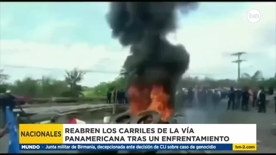 Ánimos se caldearon entre manifestante en Pacora: ¿qué ocurrió?