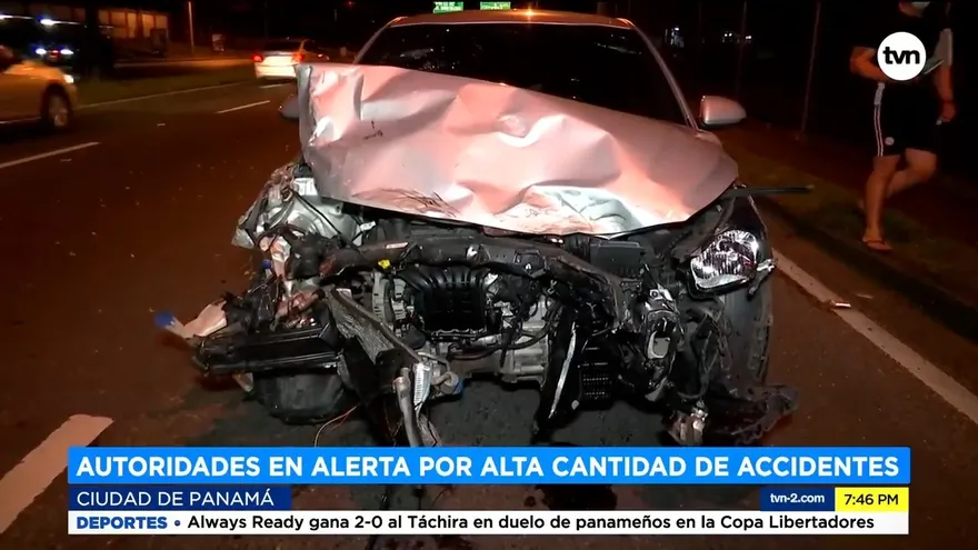 Aumento en accidentes de tránsito