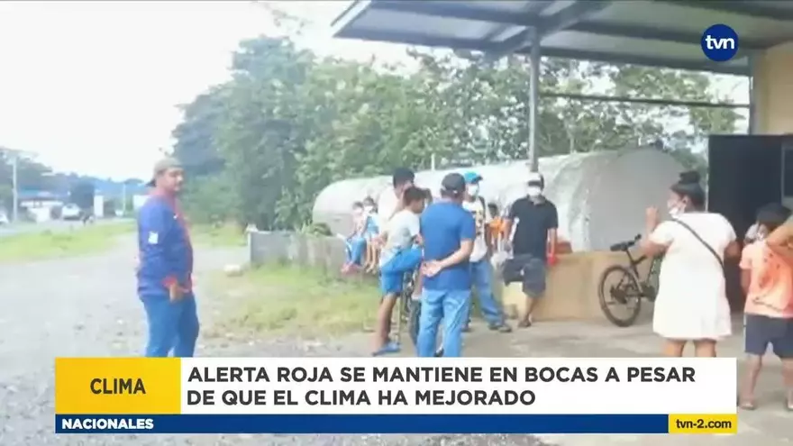 Mantienen alerta roja en Bocas del Toro pese a que condiciones climatológicas han mejorado