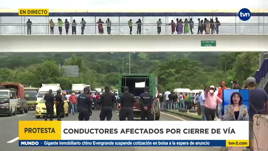 Indígenas de la comarca Ngäbe Buglé cierran vías en Chiriquí