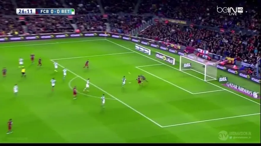 Barcelona ganó 4-0 al Real Betis y terminó el 2015 como líder de la Liga