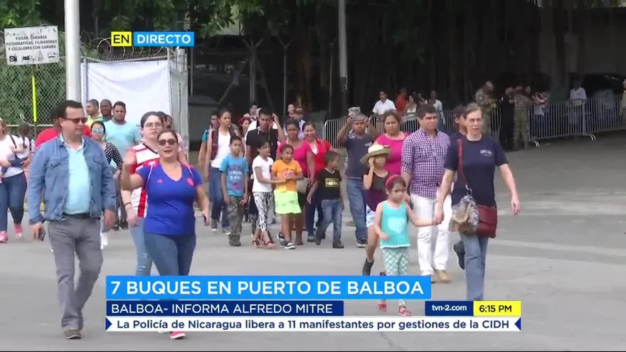 Cientos de panameños visitan los grandes veleros