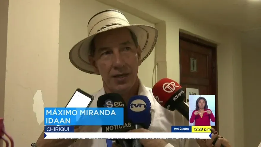 Autoridades del Idaan planean sectorización de suministro de agua potable en Chiriquí