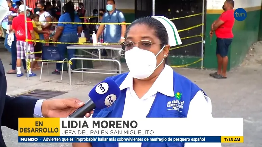 Baja afluencia de menores en vacunación contra la COVID-19 en San Miguelito