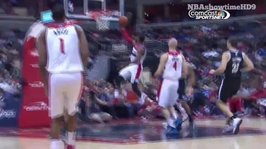 John Wall's tuvo una gran noche con Washington