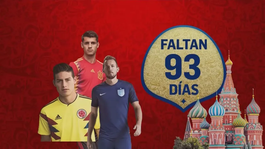93 Días para el mundial de Rusia 2018