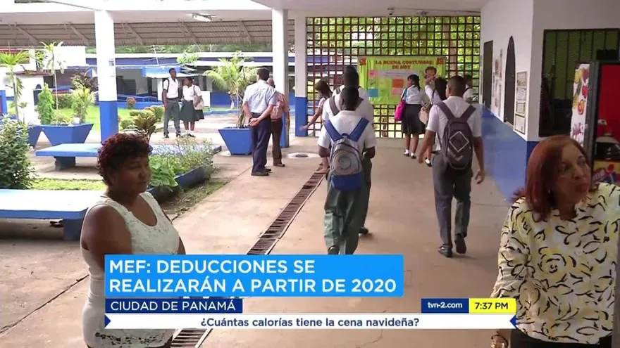 MEF: Deducciones se realizarán a partir de 2020