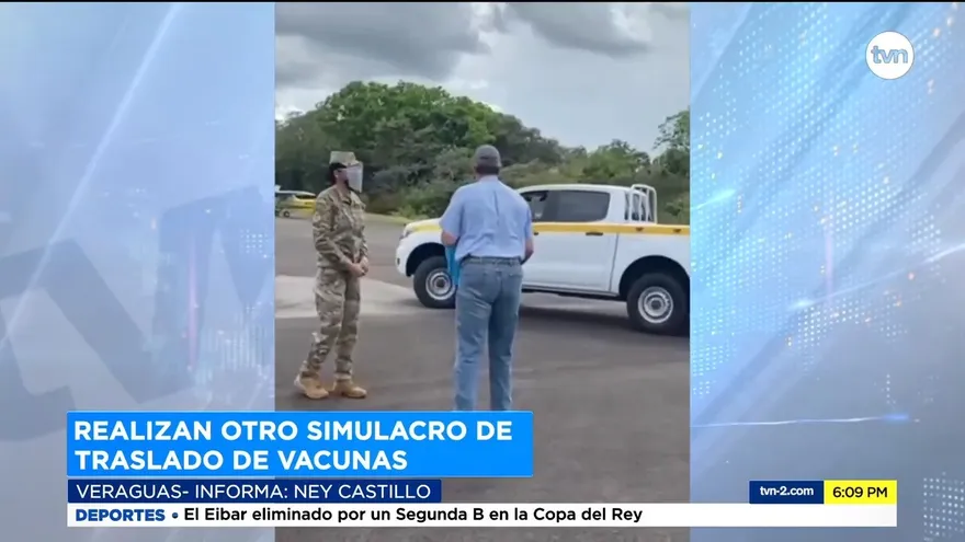 Realizan simulacro de operativo de vacunas en Veraguas