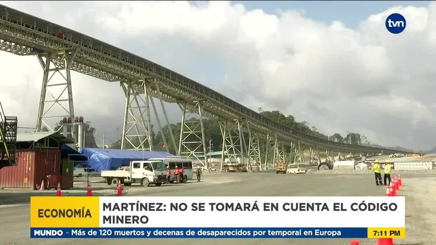 Negociación con Minera Panamá será al margen del Código Minero