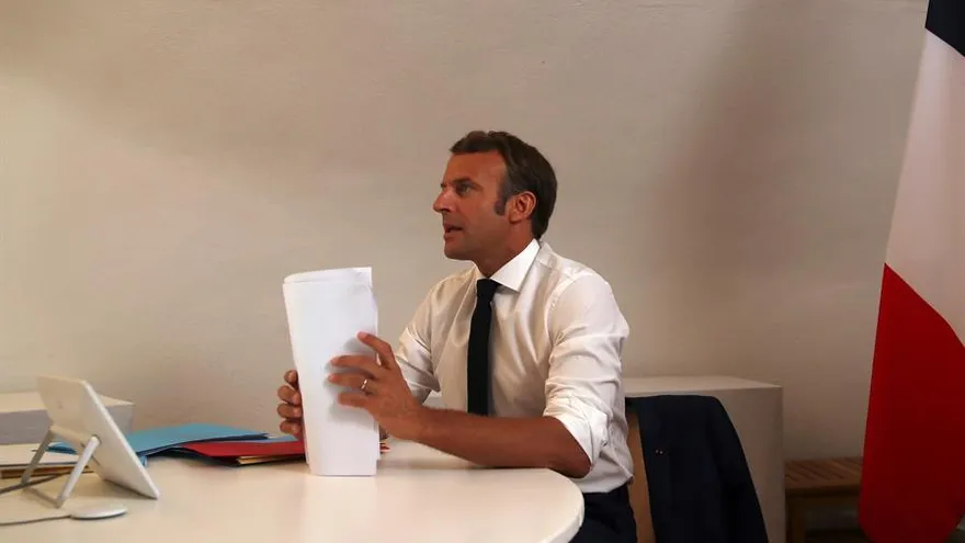 El presidente de Francia, Emmanuel Macron