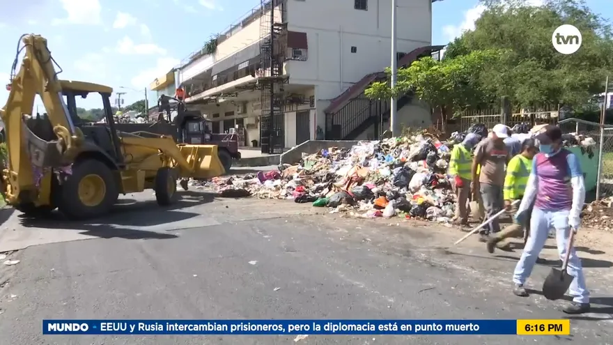 Activan operativo de recolección de basura en San Miguelito