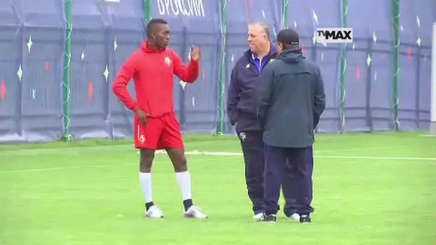 Imágenes del entrenamiento de la Sele un día antes del inicio del Mundial Rusia 2018