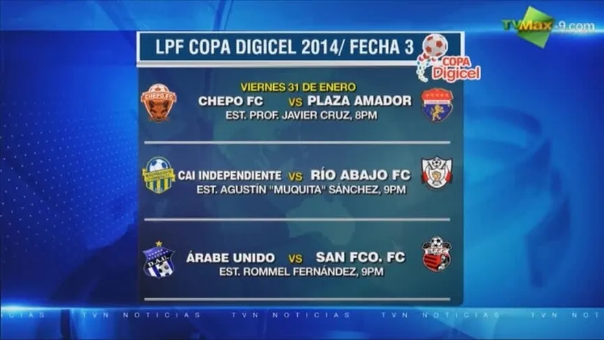Esta es la tercera jornada de la LPF Clausura 2014