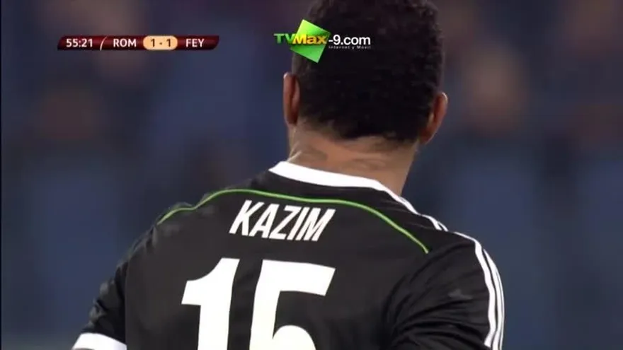 Gol de Kazim Kazim Min 55 - Roma 1-1 Feyenoord