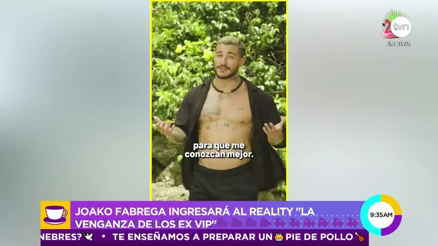 Joako Fabrega regresa a los Realitys Shows