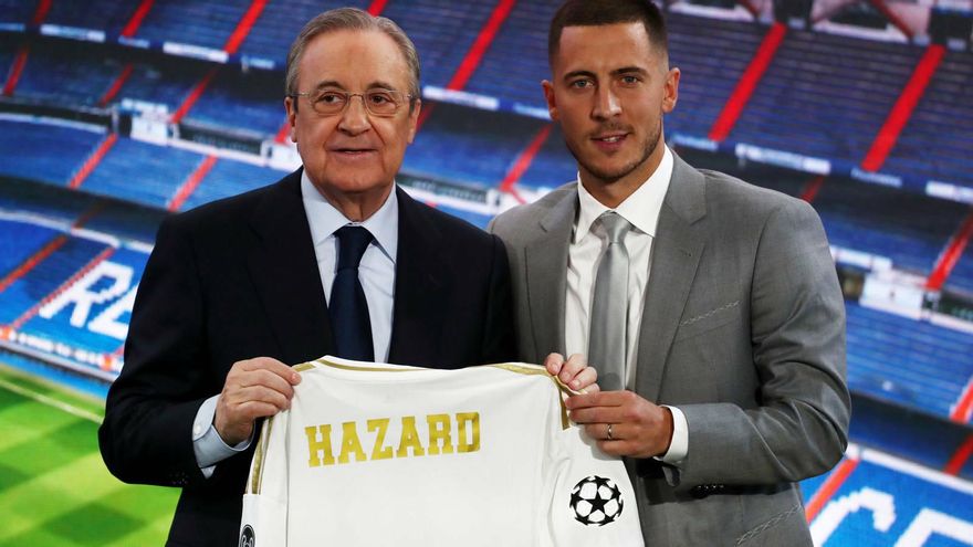 En la página web del Real Madrid, Eden Hazard aparece con el dorsal 7, número que utilizó Mariano y antes Cristiano Ronaldo