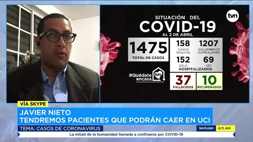 Abril será un mes duro para Panamá en la lucha contra el COVID-19