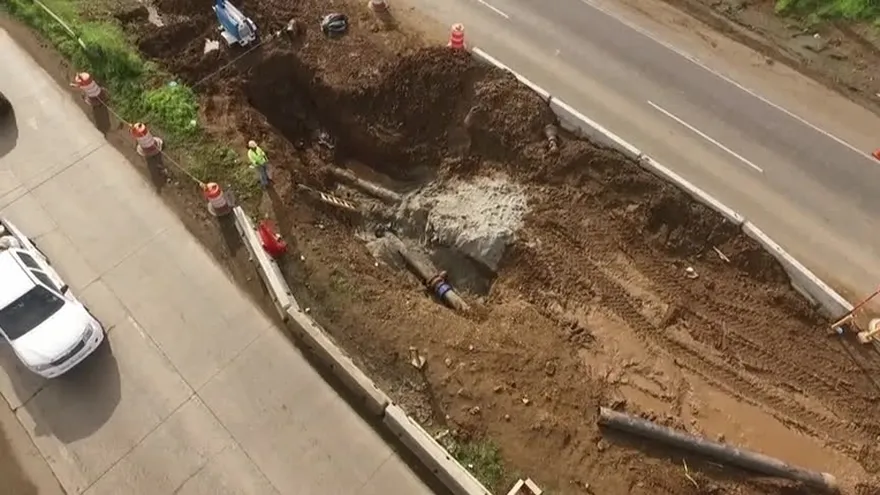 Falta de agua en Panamá Este por construcción de línea 2 del Metro