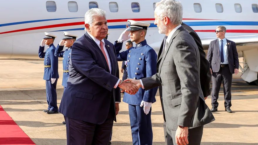 Presidente José Raúl Mulino llegó a Brasil este miércoles