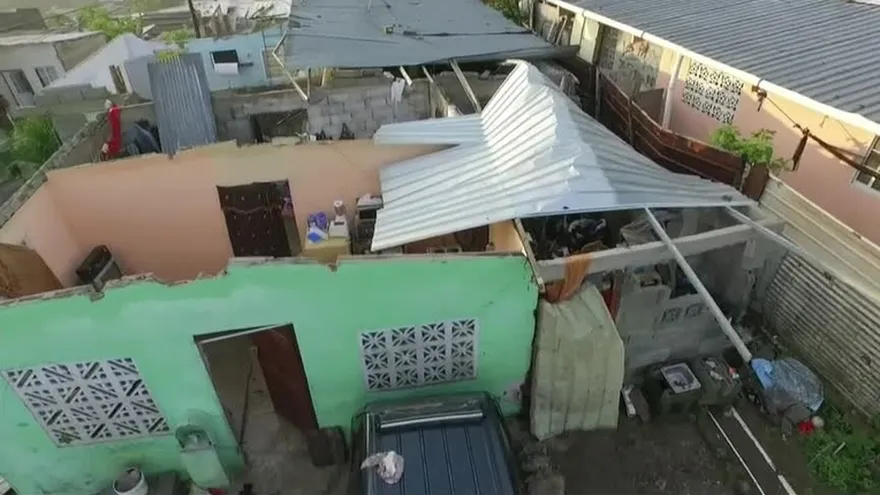 Al menos 44 casas afectadas por mal tiempo