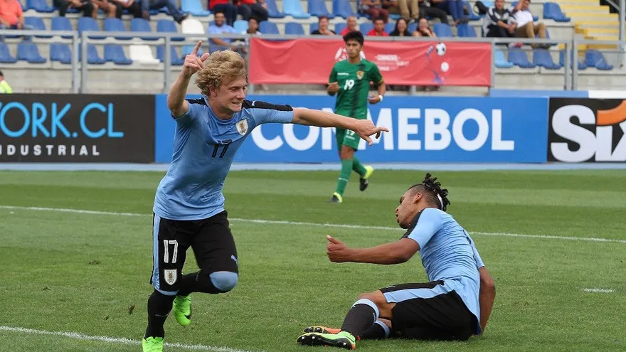 Las selecciones Sub-17 de Uruguay y Bolivia no clasificaron al Hexagonal  del torneo en Chile