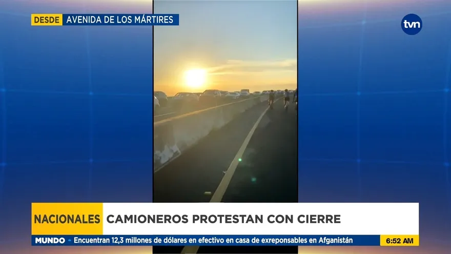 Cierre total causa tráfico vehicular