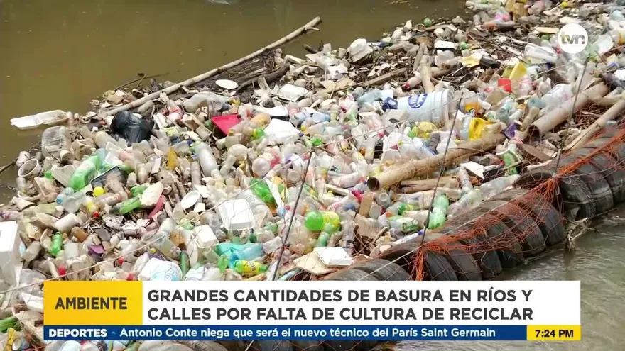Ríos de basura con cada aguacero